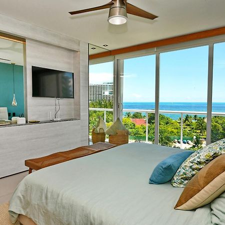 Beachfront Apartment Blue Vista Cancún Exteriér fotografie